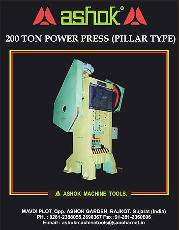 200 Ton Power Press (Pillar Type)
