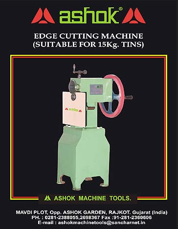 Edge Cutting Machine (Suitable for 15kg Tins)